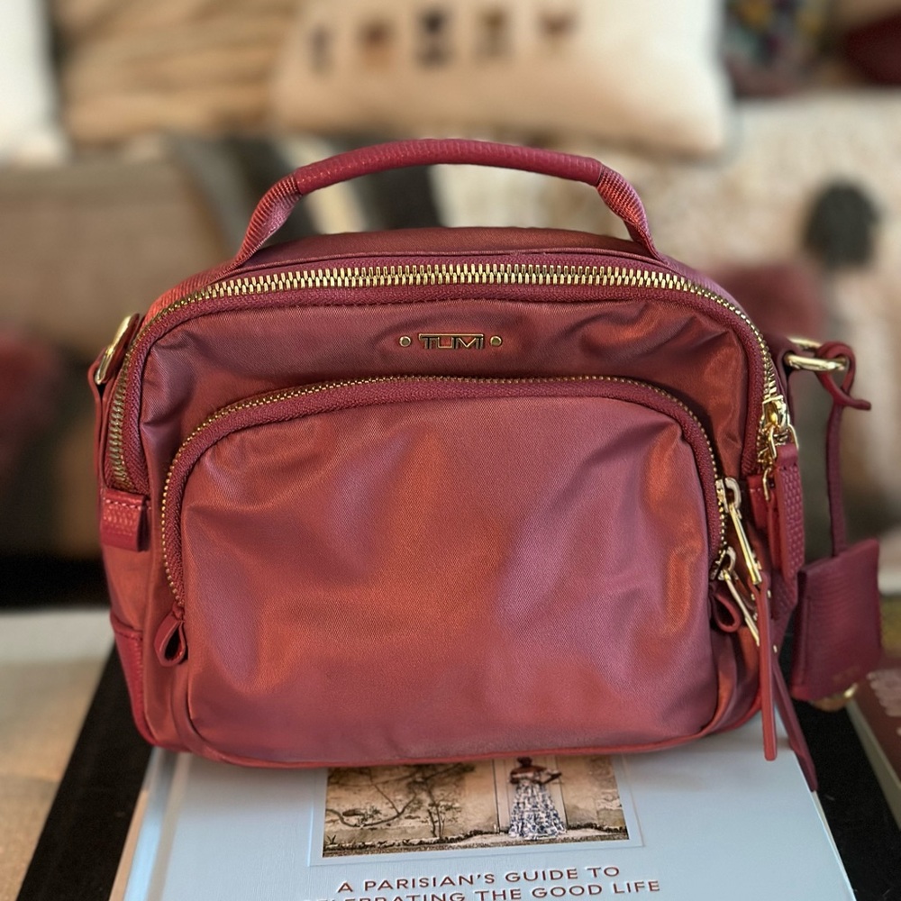 TUMI rose color Crossbody Bag - limited edition